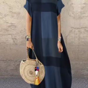 Zanzea Bohemian Plaid Dress